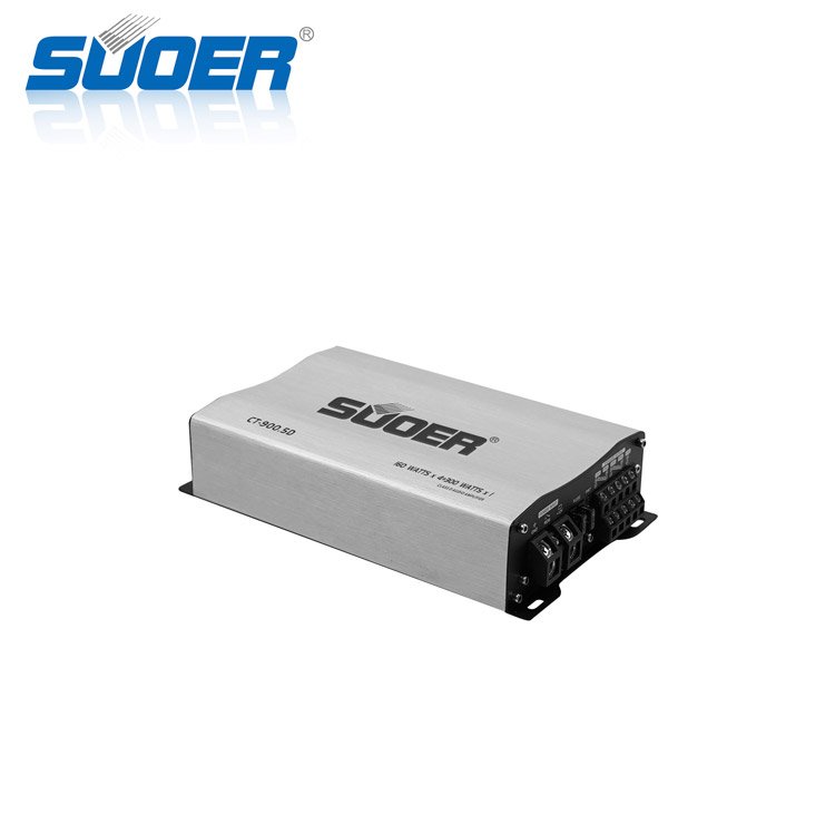 Suoer CT-900.5D-U Car Power Amplifier Subwoofer 5-Channel Ultra High Range Class D Car Amp with Crossovers