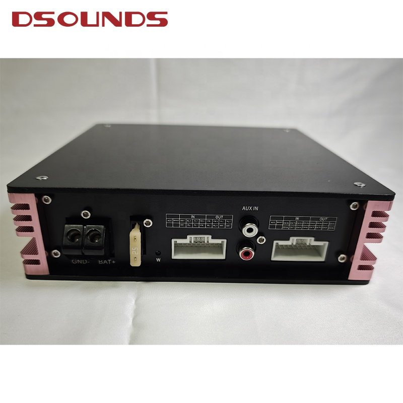 Car Amplifier with Remote Car Stereo 8 in 10 Out DSP Amplifier for Car Audio