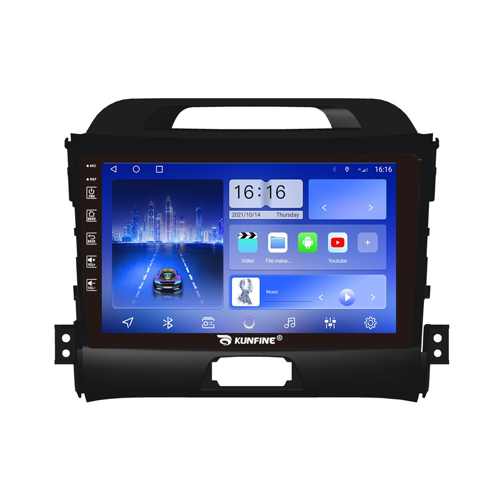 For KIA SPORTAGE R 2011-2017 9 Inch Headunit Device Double 2 Din Octa-Core Quad Car Stereo GPS Navigation Android Car Radio