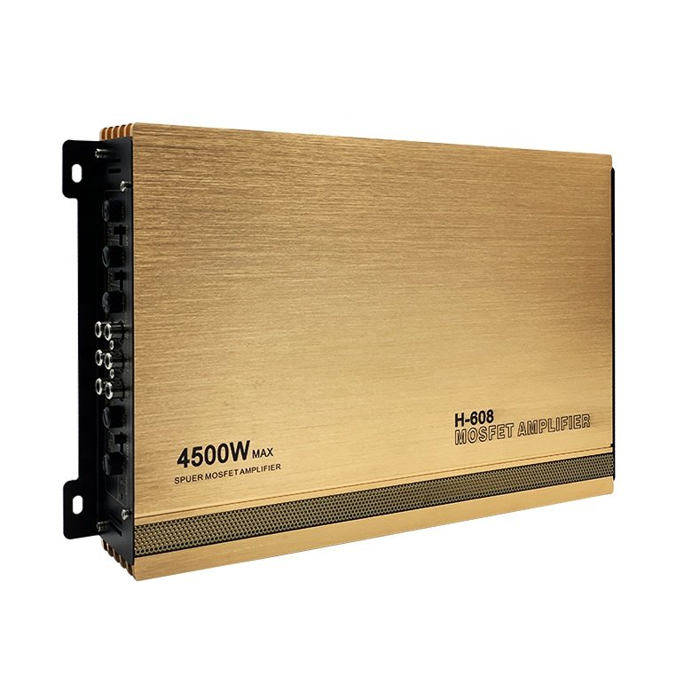 Single High-power 4-channel Car Power Amplifier Source Power Supply Factory Car Audio