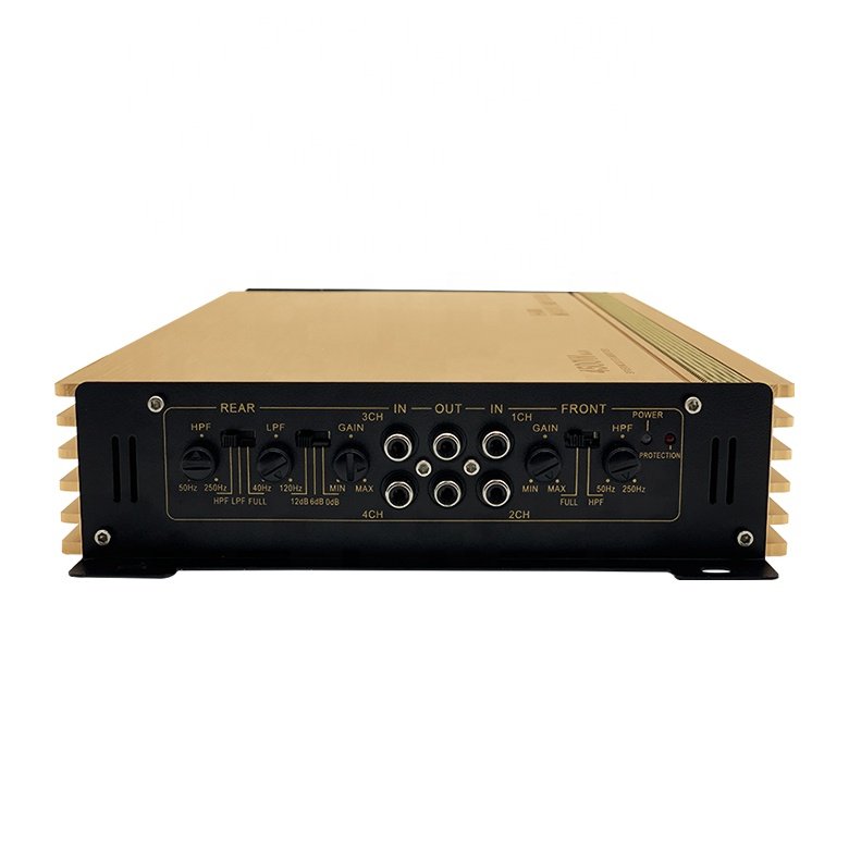Single High-power 4-channel Car Power Amplifier Source Power Supply Factory Car Audio