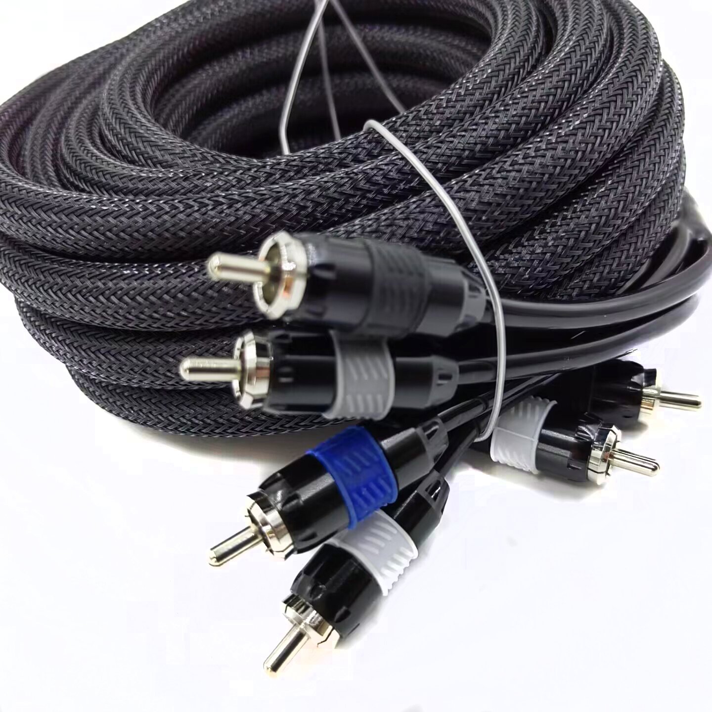 Quality Speaker High Performance RCA Cables 2M-2M Male to Male 3m Car Audio Cable With Plug Extension Wire