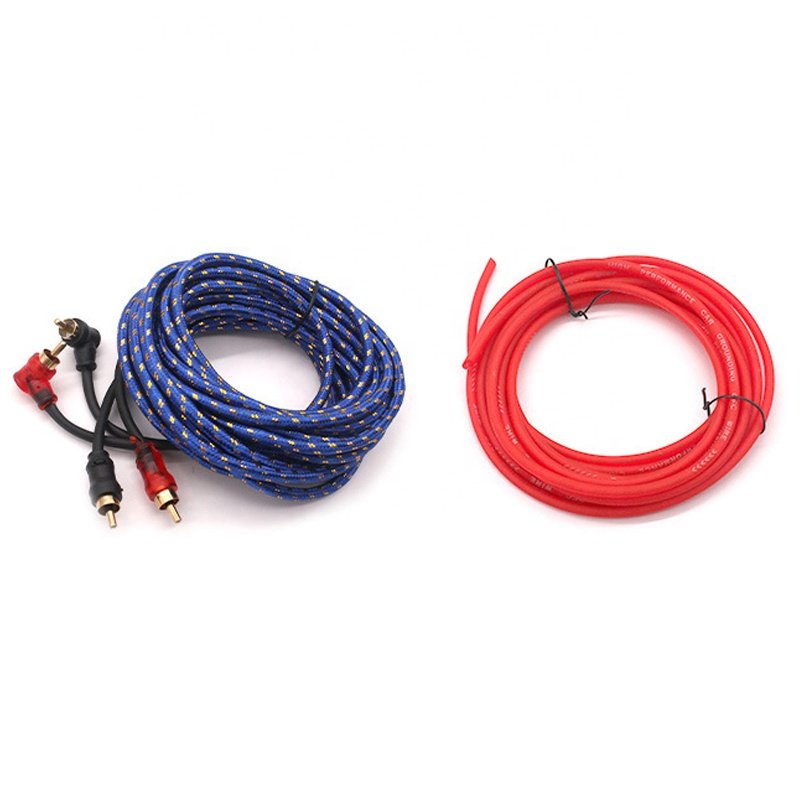 Hot product car audio amplifier installation kit power cable 10 gauge copper car subwoofer cable set