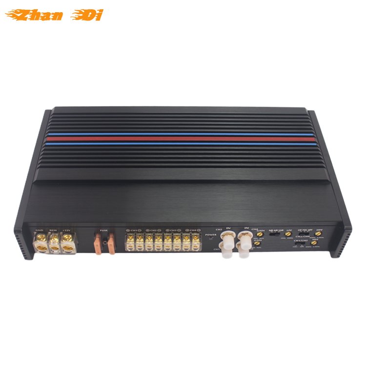 Factory Wholesale Professional 4-Channel Car Amplifier 4 Ohm Rms 180w Power Car Audio Class Ab Car Subwoofer Amplifiers