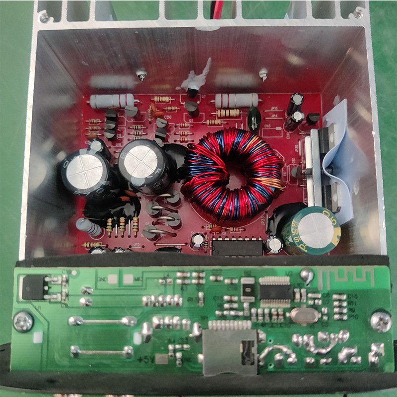 High Power 12V Car Amplifier with 50W Subwoofer Tube TF Card BT Mainboard Audio Accessory