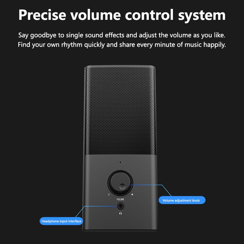 2.0 Speakers For Desktop Computers Speaker & Horn Laptop Mini Subwoofer USB Computer Gaming Speakers