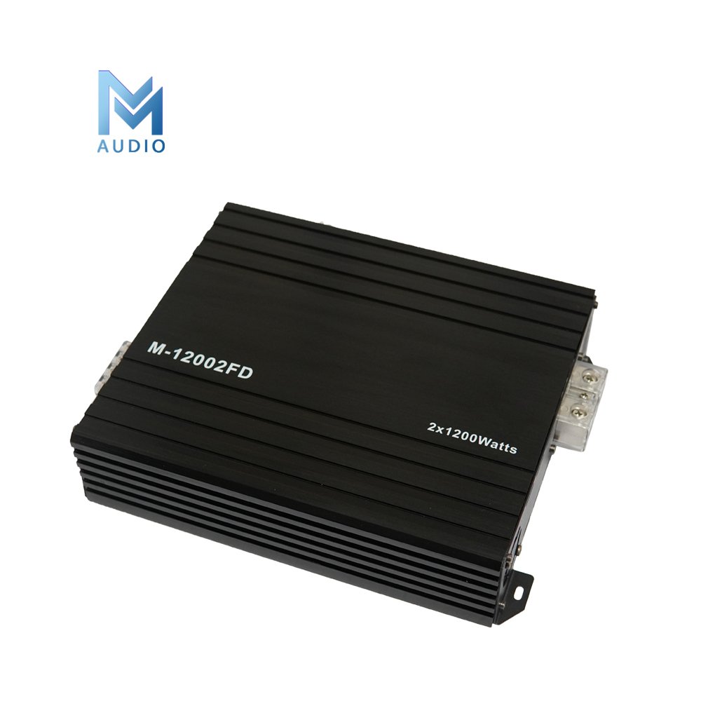 Factory Price High Power 2 Channel Full Range Class D 1200 Watt Car Audio Amplifier Small Size Brazilian Car Amplifier