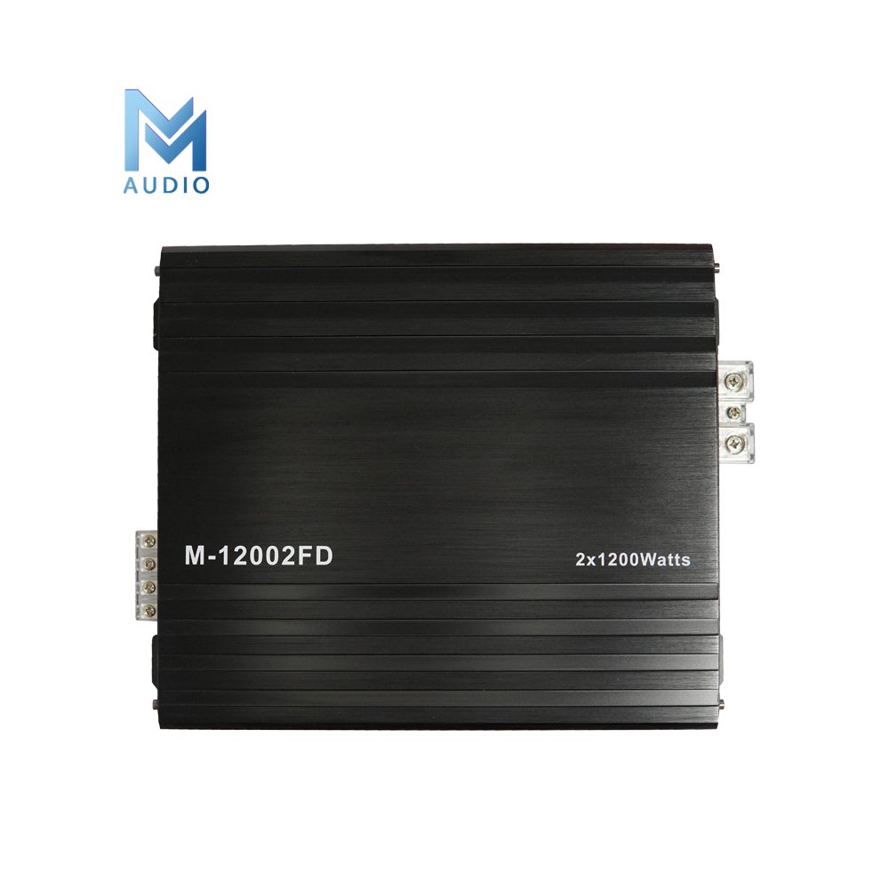 Factory Price High Power 2 Channel Full Range Class D 1200 Watt Car Audio Amplifier Small Size Brazilian Car Amplifier