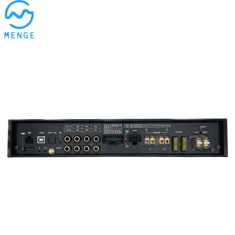 Popular 470W Class AB Monoblock Car Dsp bluetooth Optical Amplifier 12V Power With 470W RMS Power for Car Audio