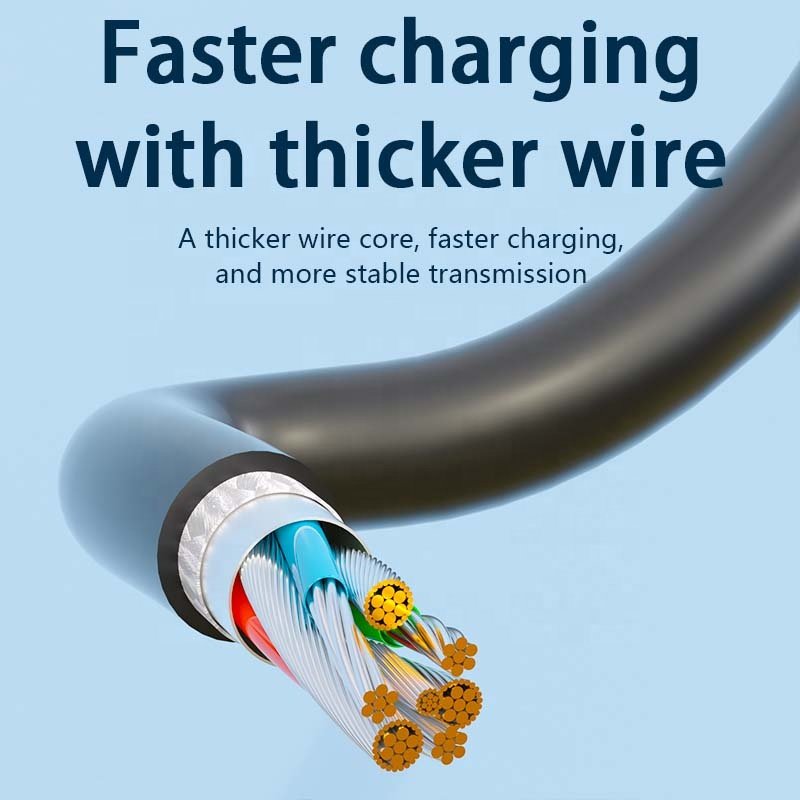 Custom USB 2.0 Micro B charge cable for Mobile phone Android charging USB Type A male to Micro charger data cord