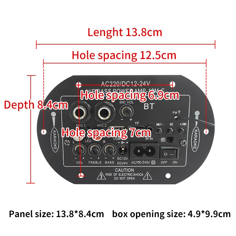Wholesale Professional DJ Sound Audio Amplifier Dual Microphone Volume Control 8-10Inch Stereo Speakers Individual Digital