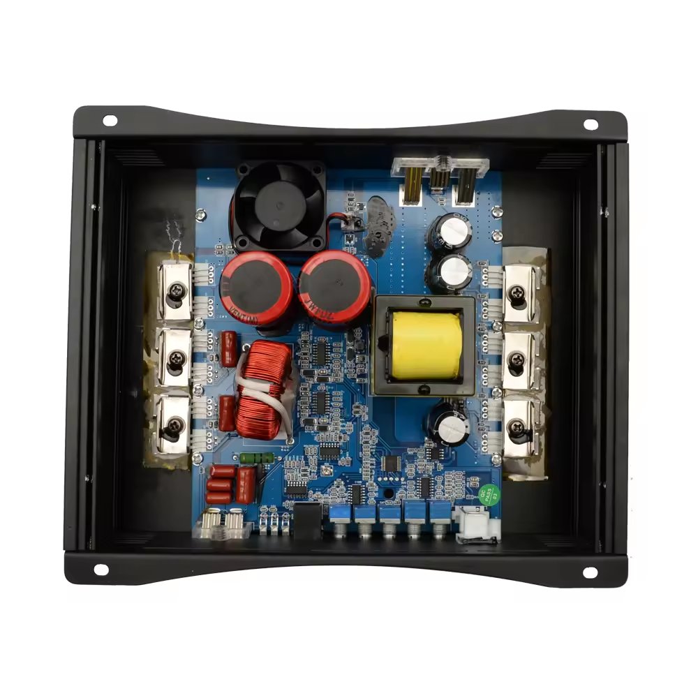 USA Market Hot Selling 2000 Watts Small Size High Power Brazilian Car Amplifier Full Range Class D 1 Channel Car Amplifier