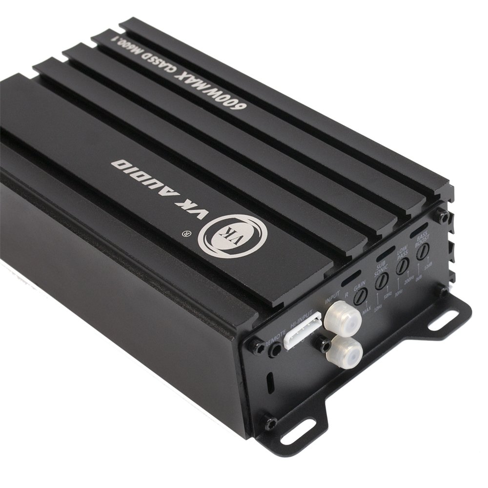 12V 1 Ch Class D Mono Block Digital Car Power 600W Amplifier Music Powerful Car Amplifiers 1 Channel
