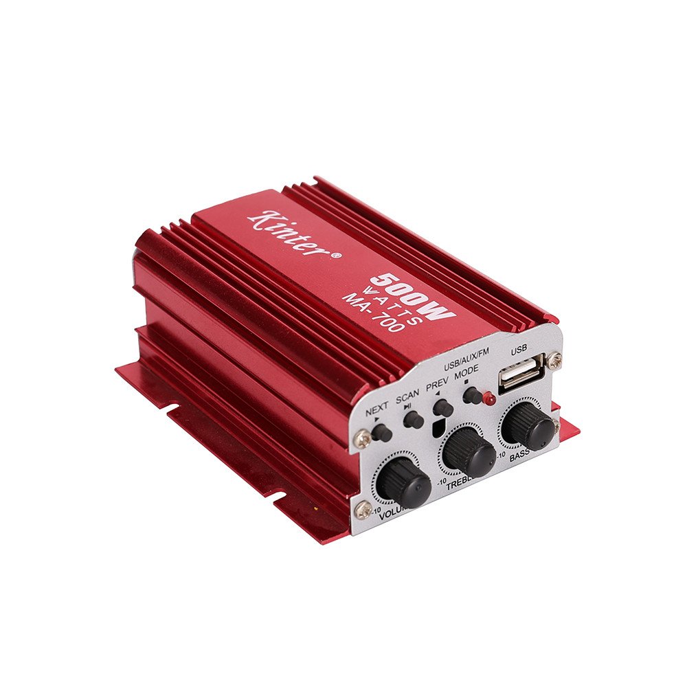 Kinter Ma-700 Hifi Class Ab 12v Digital Audio Car Amplifier Colourful Car Amplifiers With Usb/fm