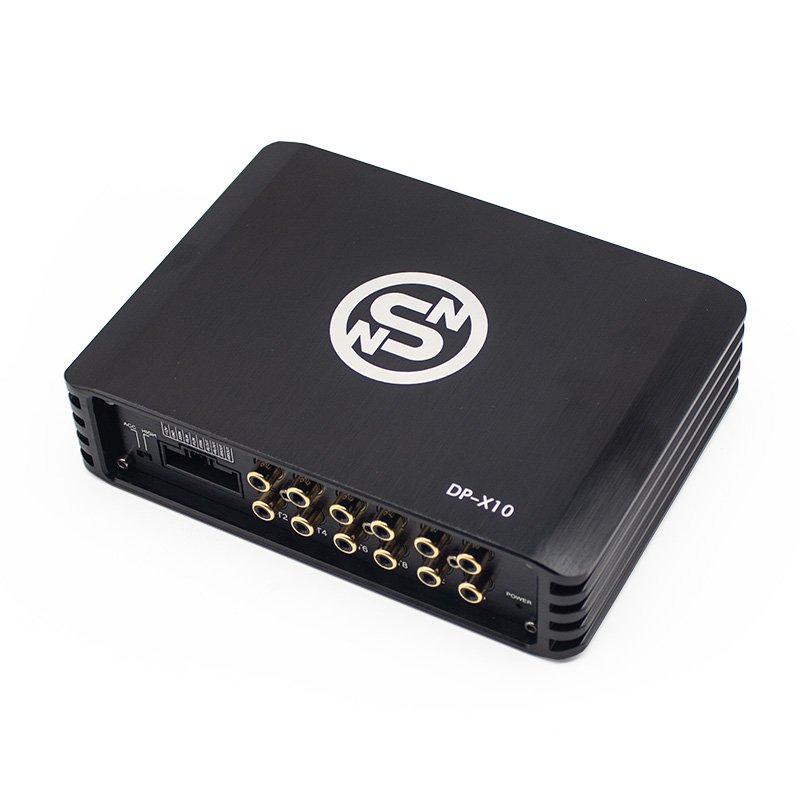 Sennuopu Car DSP Processor 4 Channel Amplifier 8 Channels Digital Sound Processors with LCD Remote Controller
