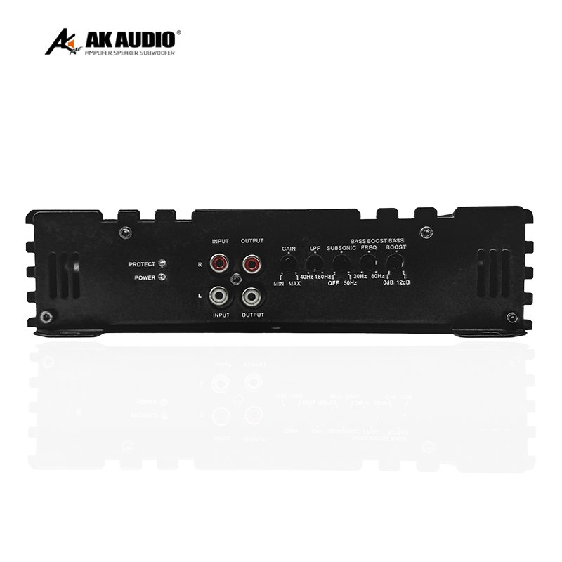 AK-DG2 Professional 1 CH Class D Mono Block 3000W RMS Car Amplifier Range High Power Mono Audio Amplifier,one Channel Amplifier