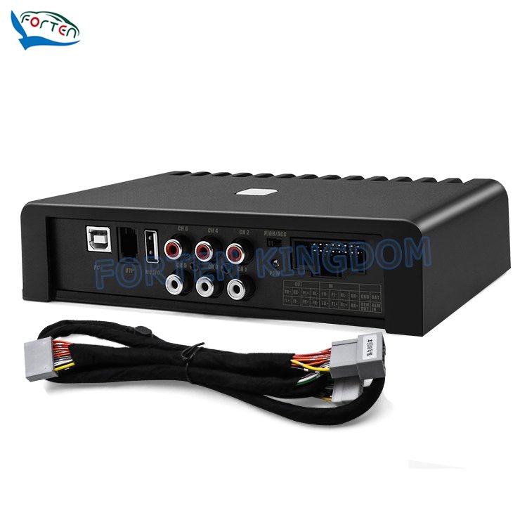 Car Interior Accessories Stereo Amps Car DSP Audio Processor Amplifier 6 Channels for Vehicle