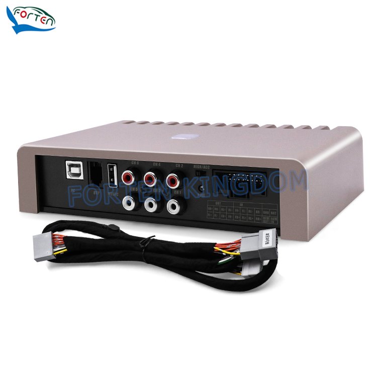 Car Interior Accessories Stereo Amps Car DSP Audio Processor Amplifier 6 Channels for Vehicle