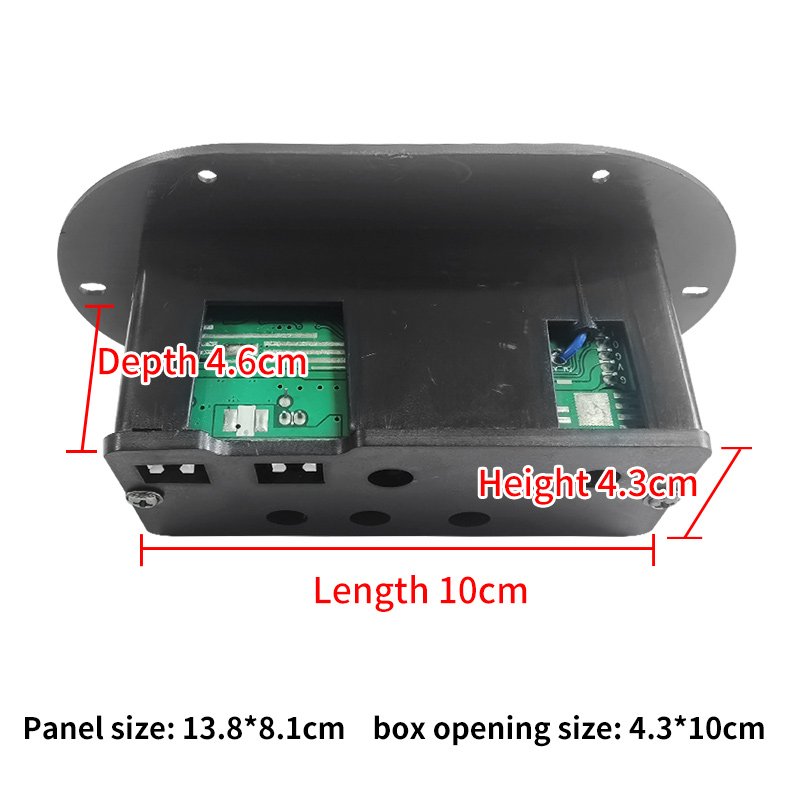 Support Custom Bluetooth Subwoofer Car-borne Power Amplifiers Mono Class d Plate Amplifier Board for Car