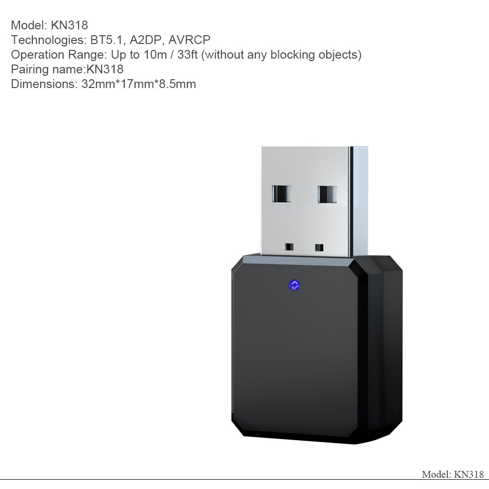KN318 Audio accessories Bluetooth home theatre receivers for Car/Laptop/Tablet/Headphones/Speaker/MP3 Player/CD player