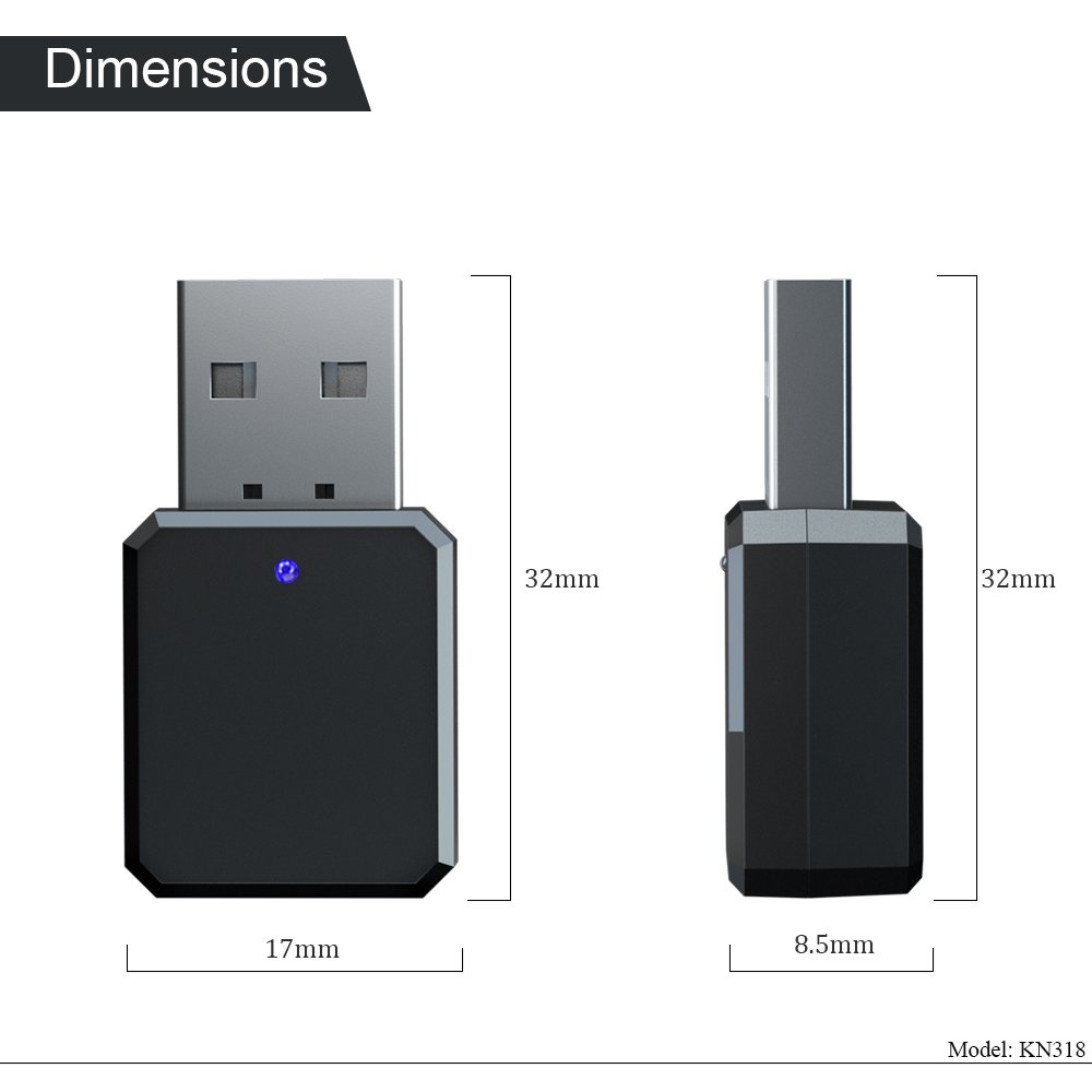 KN318 Audio accessories Bluetooth home theatre receivers for Car/Laptop/Tablet/Headphones/Speaker/MP3 Player/CD player