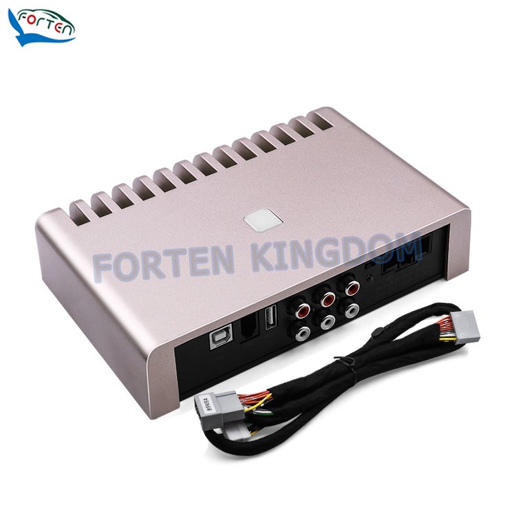 Car Interior Accessories Gold Stereo Amps Car DSP Audio Processor Amplifier 6 Channels