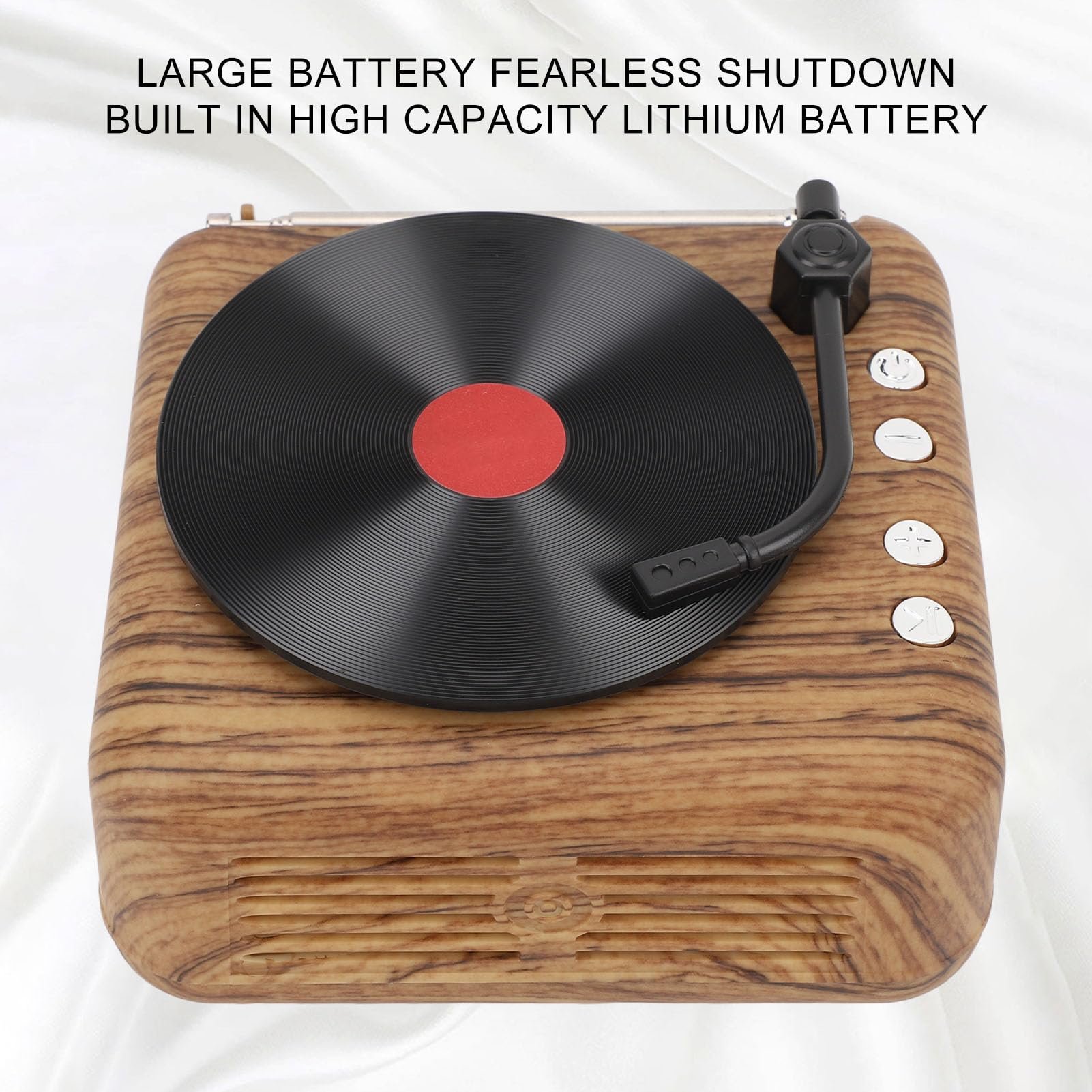 SHKL Wholesale Portable Wireless Speaker Gramophone Wooden Waterproof Chip Music Studio Light Smart Gaming Party Outdoor Sport
