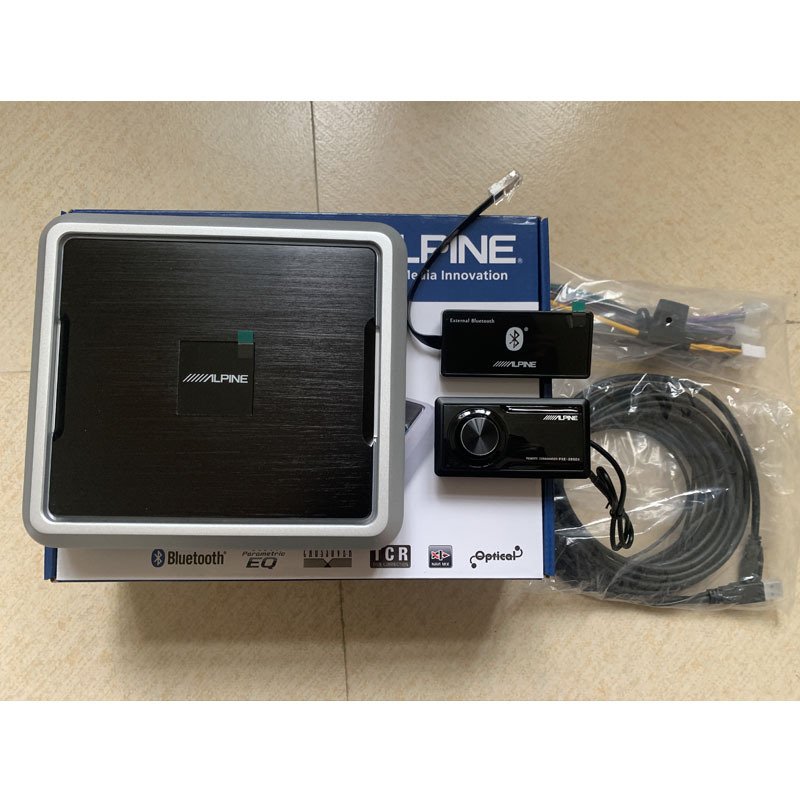 Alpine PXE-0850X Automotive 31-segment DSP Processor 6 in 12 Out High Sound Quality Coaxial Fiber Triplex