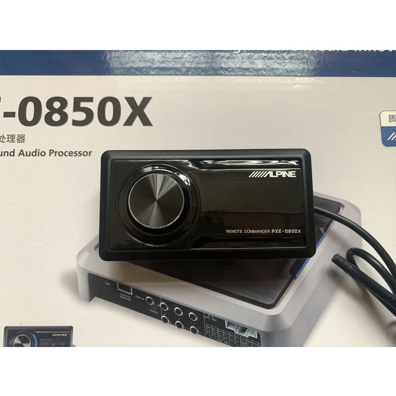 Alpine PXE-0850X Automotive 31-segment DSP Processor 6 in 12 Out High Sound Quality Coaxial Fiber Triplex