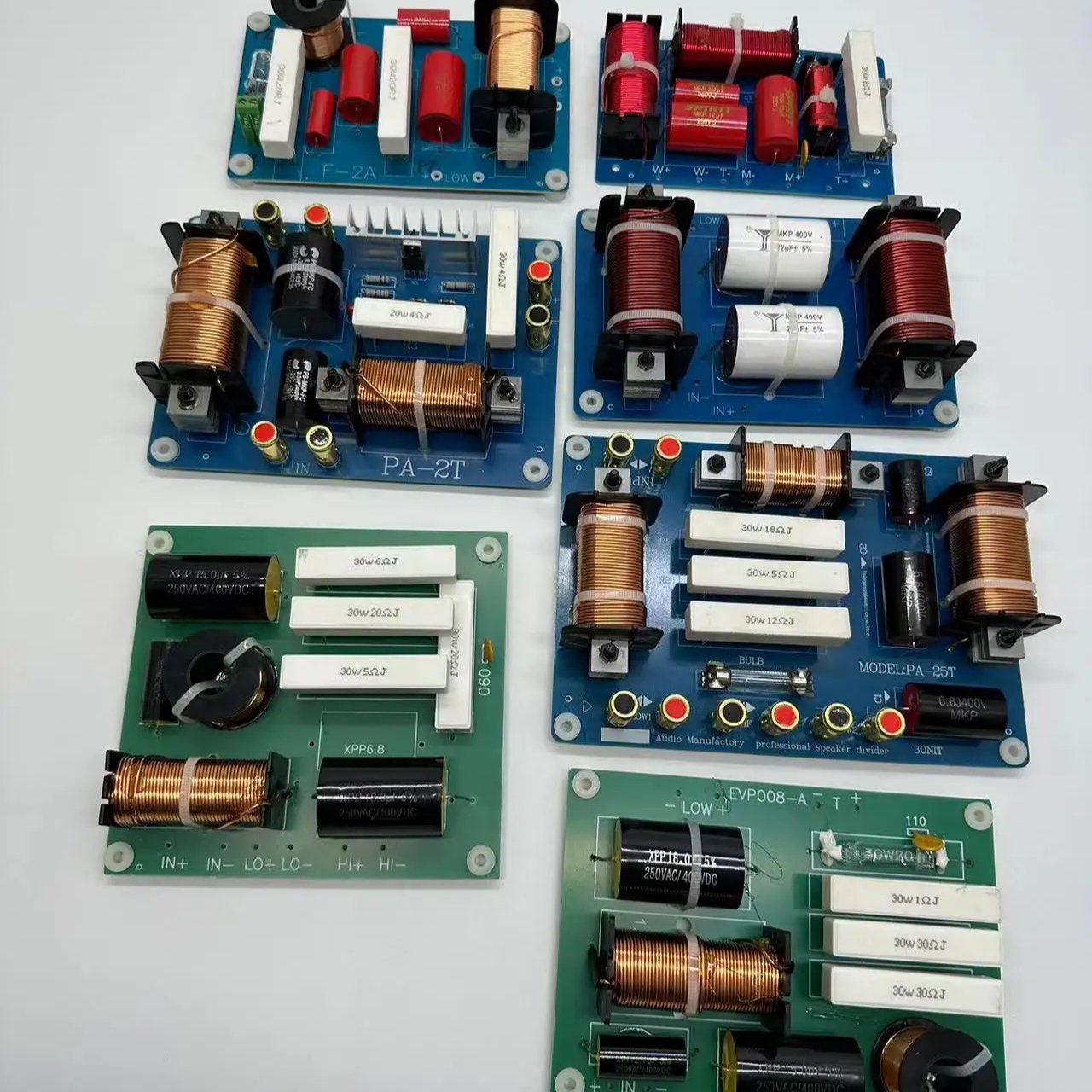 Manufacturers supply powerful professional audio speaker PCB frequency divider board high and low two frequency circuit board di