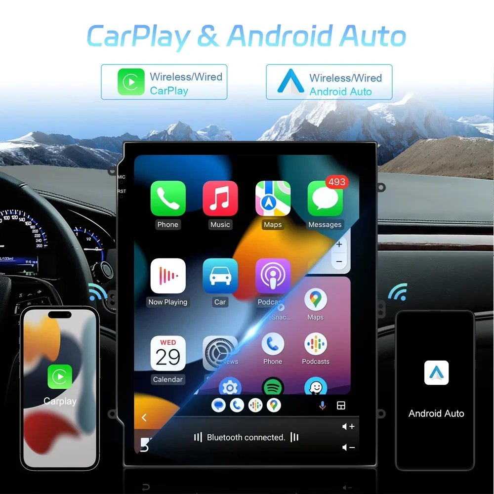 For KIA Sportage 3 SL 2010-2016 Apple Carplay Android 12 Car Radio Multimedia Player GPS Navigation HU Stereo 2Din