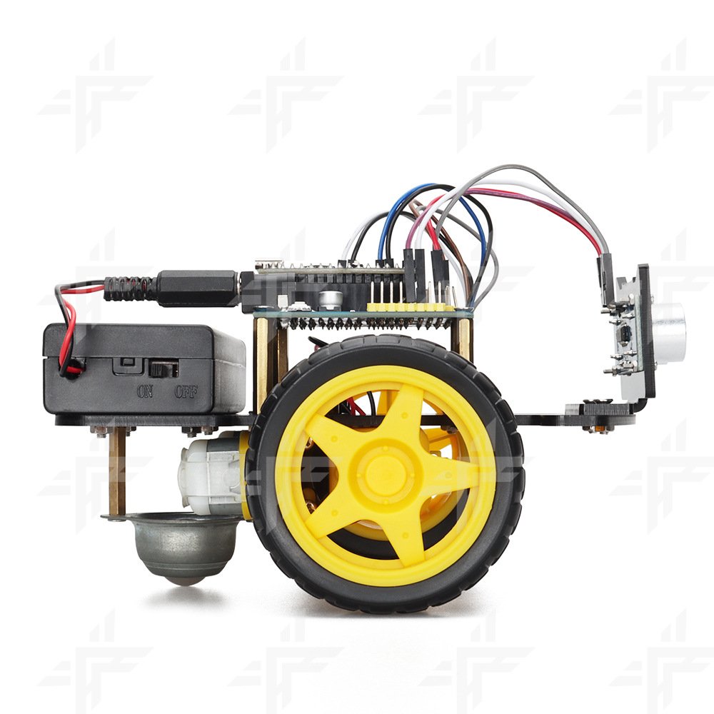 Original Mini Ultrasonic Obstacle Avoidance Car Robot DIY Programmable Smart Car Robot Kit Starter Kit