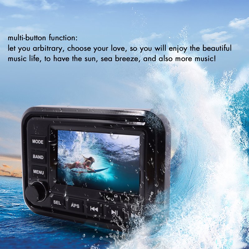 Professional 20 Years of Production IP66 Level Marine Audio System with 5" TFT Touch Screen H-303A