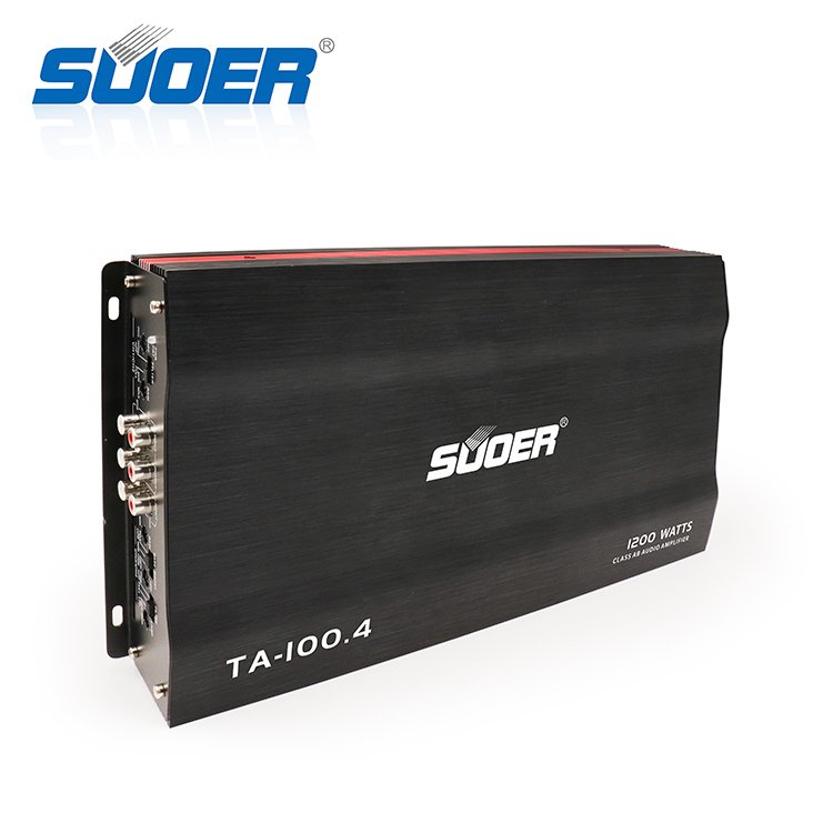 TA-100.4 Car Amplifiers 1200 Watts Max Power 4 Channels Class AB Car Audio Amplifier