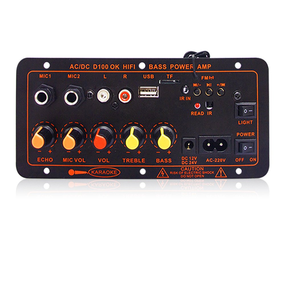 100W Car BT Power Amplifier Board Home Audio K Song Outdoor Subwoofer Power Amplifier Board