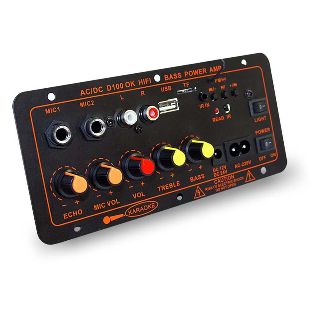 100W Car BT Power Amplifier Board Home Audio K Song Outdoor Subwoofer Power Amplifier Board