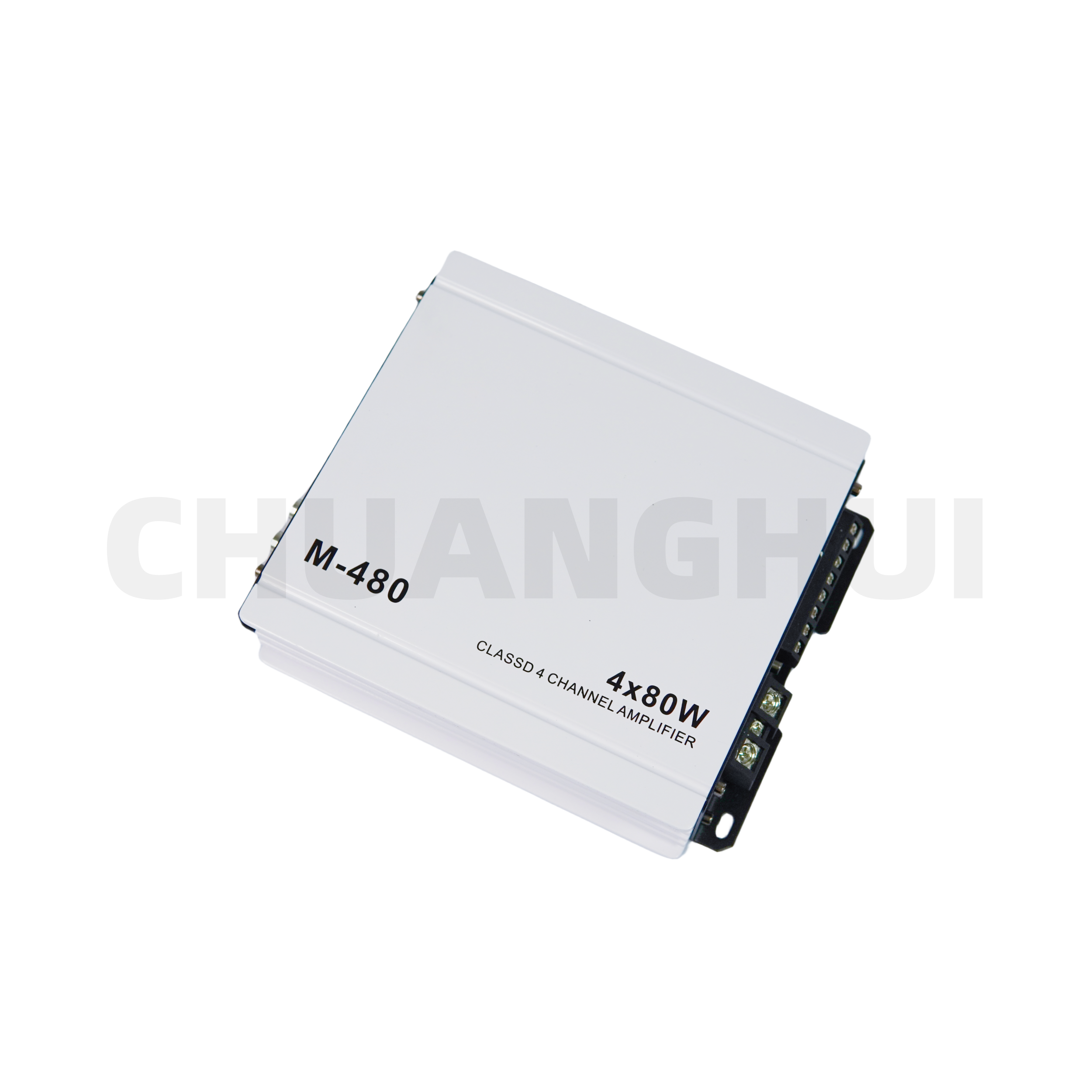 Car Audio Amplifier Class D Full Range Amplifier 5332 IC Professional Amplifier Small Size High Power 80 Watts 4 Channel 0--12db