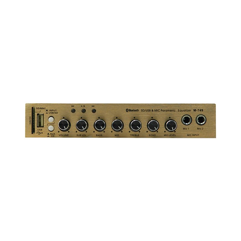 Professional Car Equalizer Multifunctional Car Audio EQ Tuning Crossover Amplifier Parametric Equalizer Car Audio Equaliz
