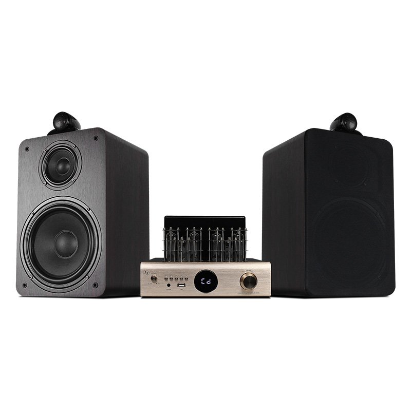 2022 New Arrival Aluminum Material HiFi Tube Audio System 100W Amplifier AV-2080