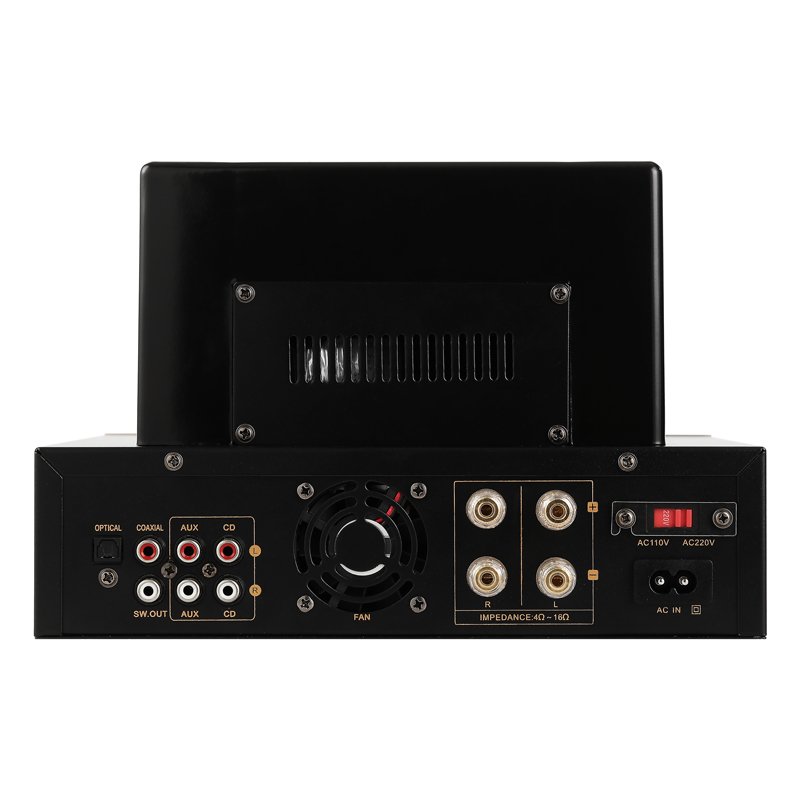 2022 New Arrival Aluminum Material HiFi Tube Audio System 100W Amplifier AV-2080