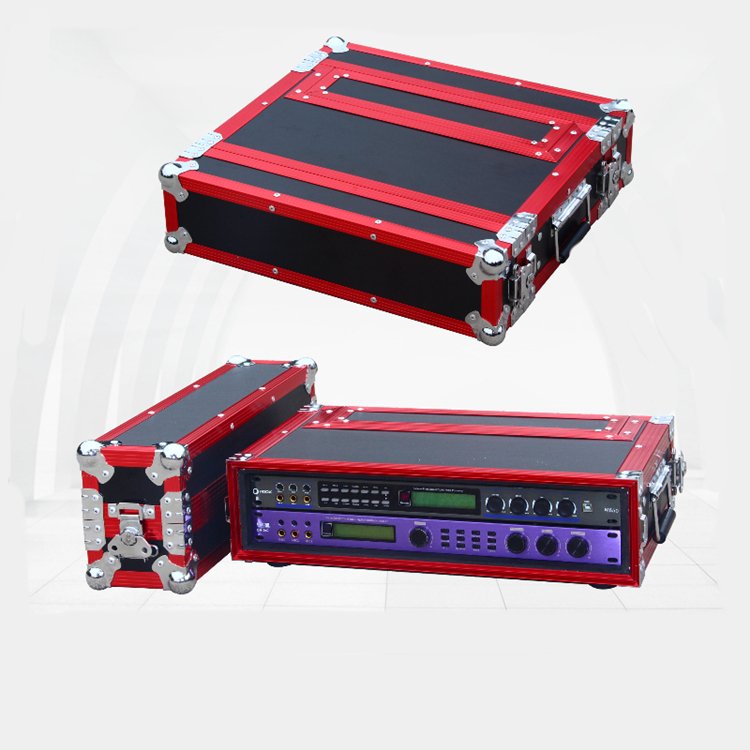 Customize aluminum 2U 3U flight case for wireless microphone