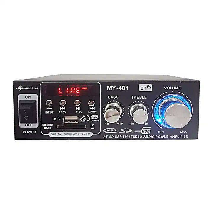 Stereo Power Amplifier MP3 Sound System Machine Price Micro Cheap Audio Car MP3 Player Bluetooth Amplifier With USB SD for Bike