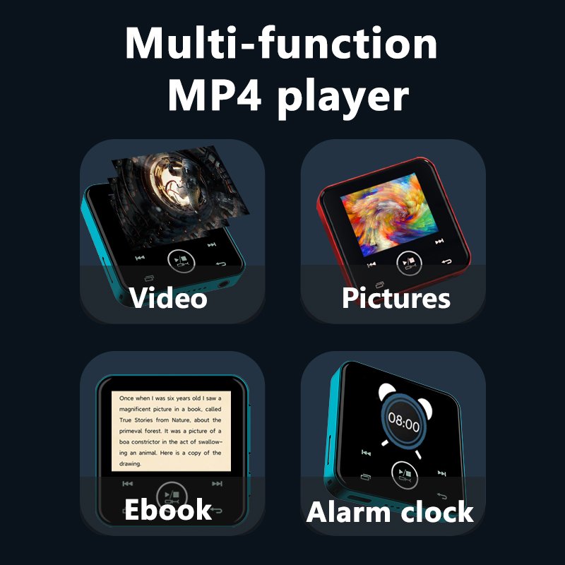 HBNKH Multifunctional Customized Logo Packaging Car Mp3 Player With SD Card Slot and Speaker Mp4