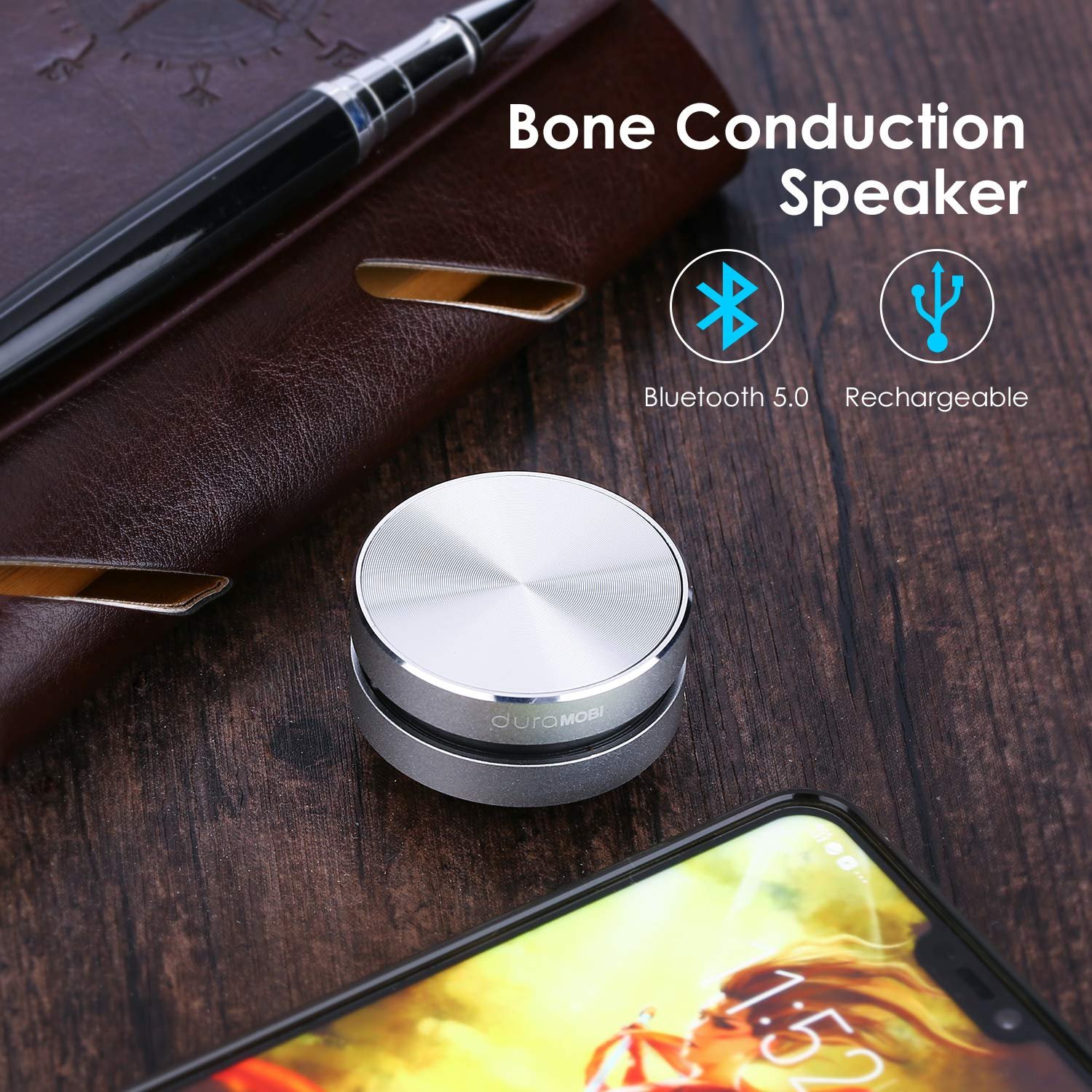 SHKL Wholesale Portable Wireless Speaker Bone Conduction Waterproof Chip Music Studio Light Smart Gaming Party Outdoor Sport