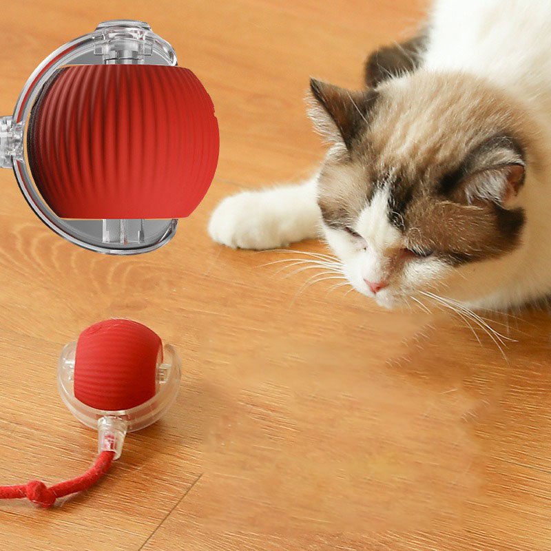Joypet Pet Toy USB Charger Rubber Rolling Ball Eco-Friendly PC Material for Cats 360° Intelligent Automatic Interactive