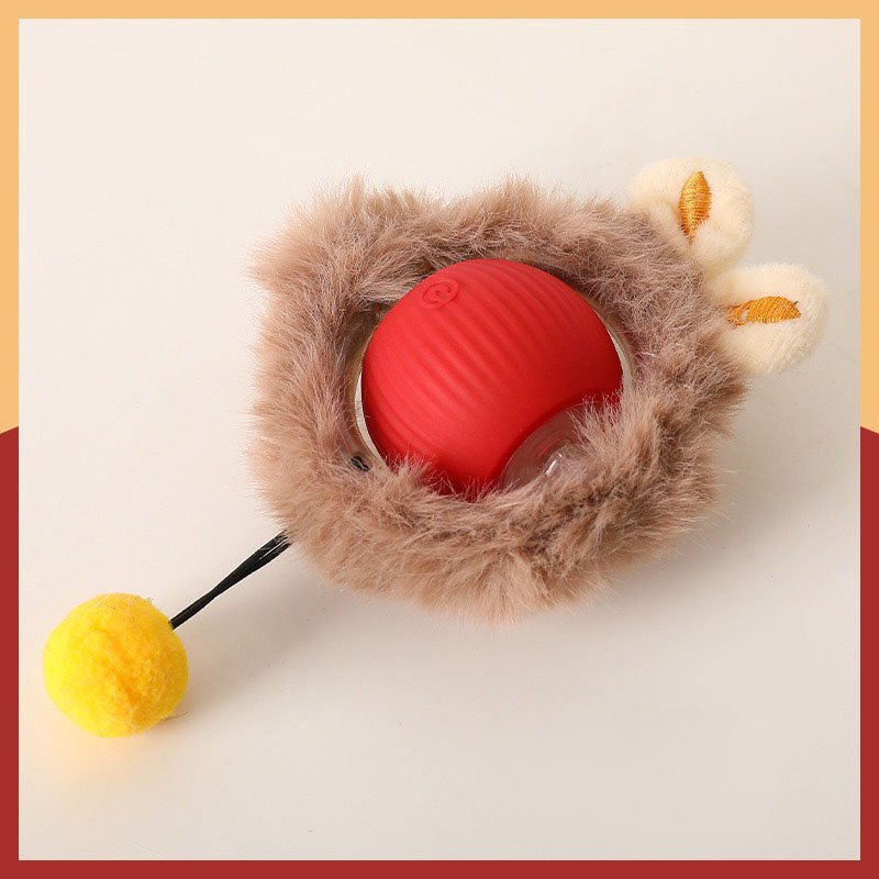 Joypet Pet Toy USB Charger Rubber Rolling Ball Eco-Friendly PC Material for Cats 360° Intelligent Automatic Interactive