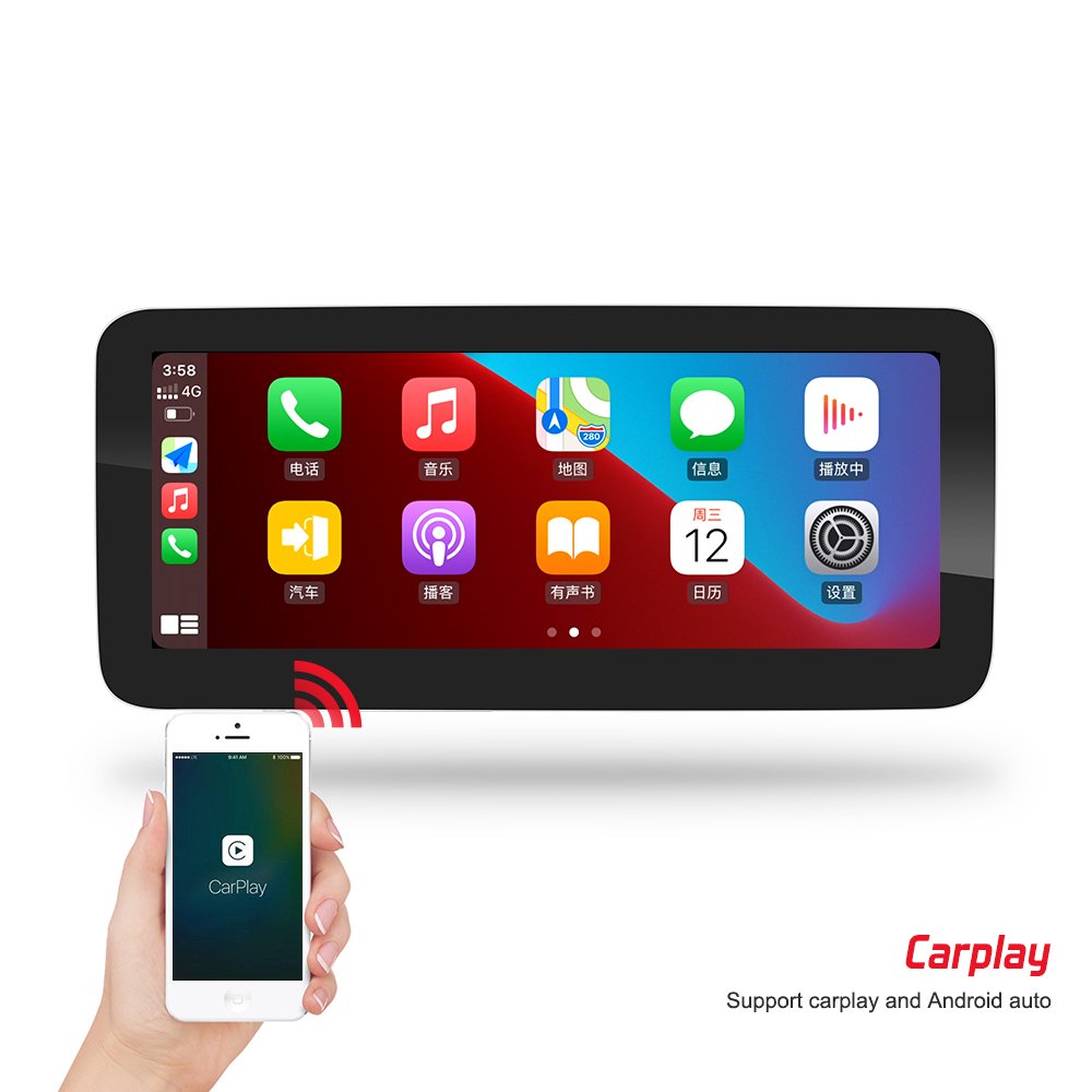 Android 10.0 Octa Core 4+ 64G Car Stereo for Benz C-class W205 2015-2019 Car Player DSP