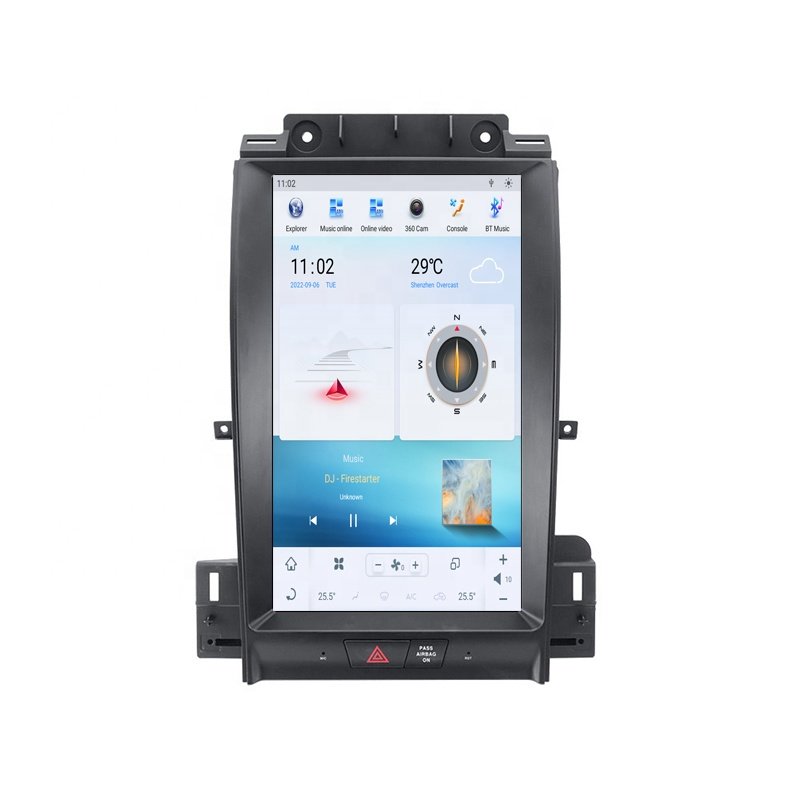 RoadNavi Tesla Style Android 11 Car Radio for Ford Taurus 2009-2014 Car Multimedia Player Wireless Carplay 4G