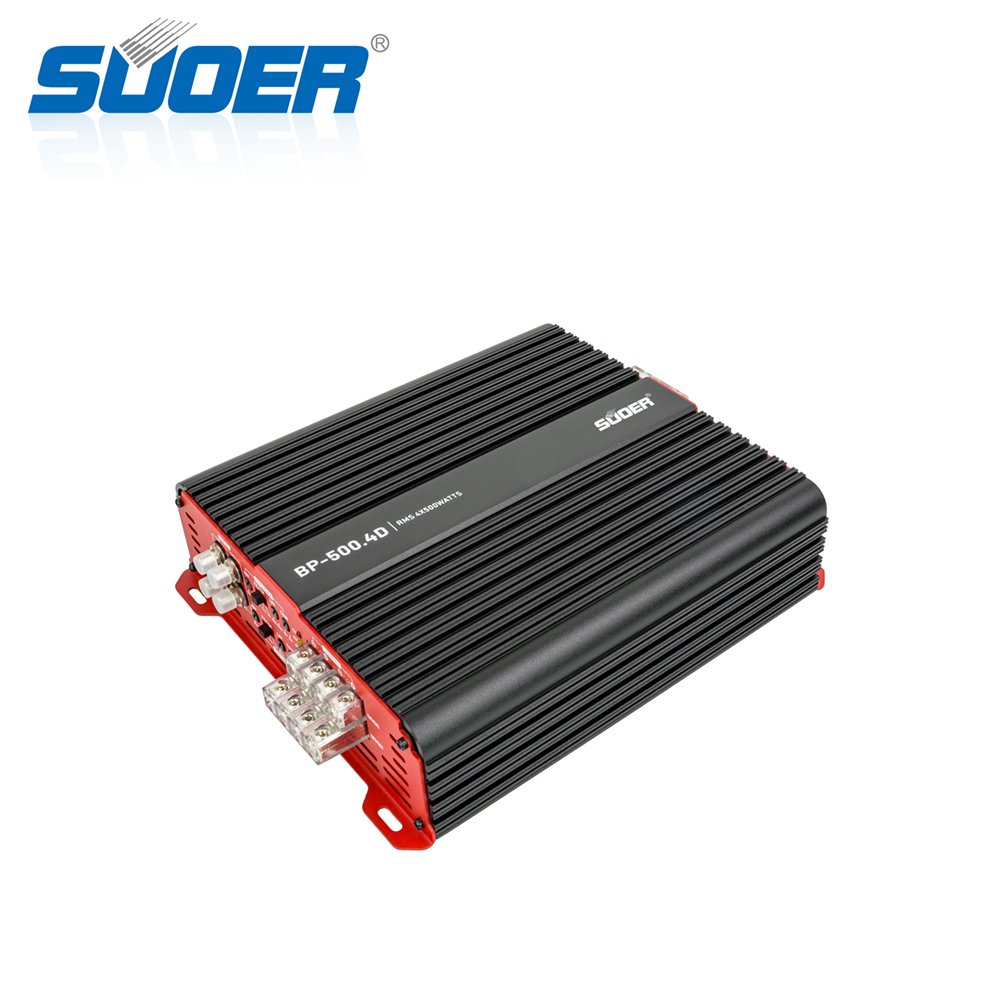 Suoer BP-500.4D-J Car Amp 4 Channel Full Range Amplificador Para 6000w Car Amplifier