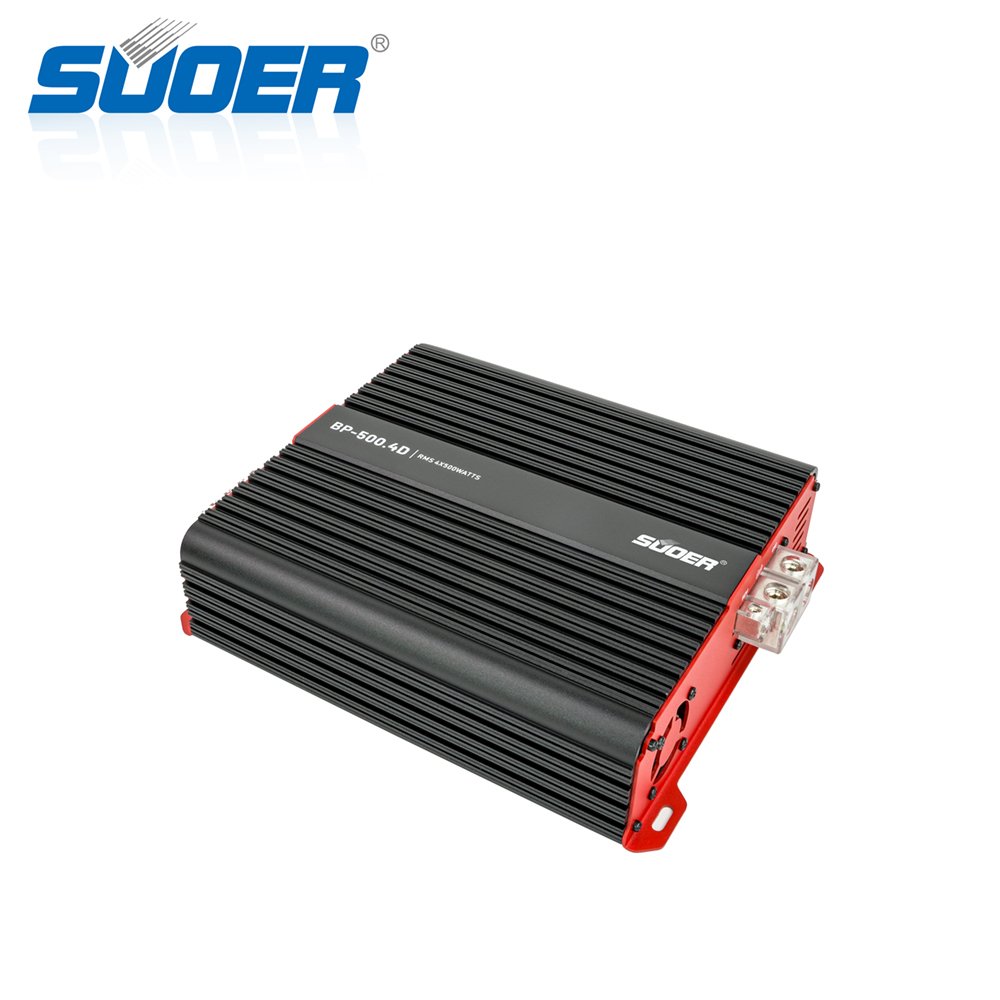 Suoer BP-500.4D-J Car Amp 4 Channel Full Range Amplificador Para 6000w Car Amplifier